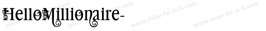 HelloMillionaire字体转换