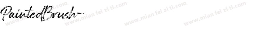 PaintedBrush字体转换
