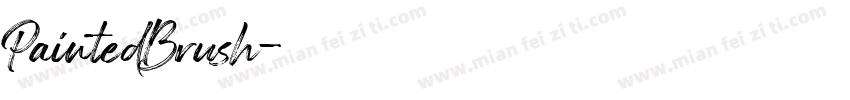 PaintedBrush字体转换