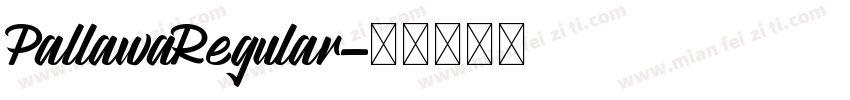 PallawaRegular字体转换
