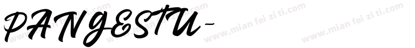PANGESTU字体转换