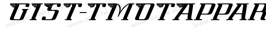 GIST-TMOTAppar字体转换
