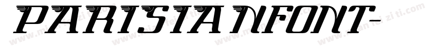 PARISIANfont字体转换