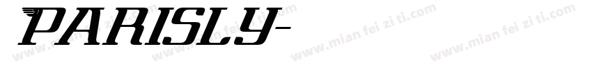 Parisly字体转换