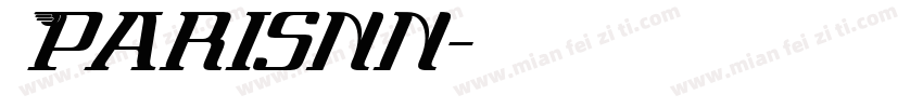 Parisnn字体转换