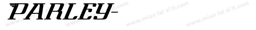 Parley字体转换