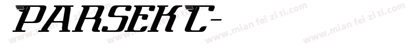 ParsekC字体转换