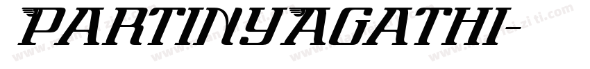 PartinyAgathi字体转换