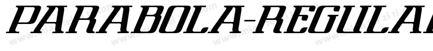 parabola-regular-web字体转换