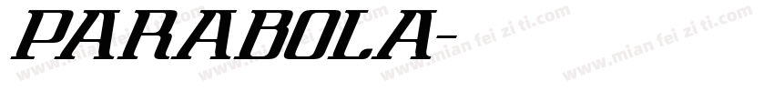 parabola字体转换