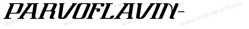 parvoflavin字体转换