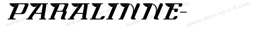 PARALINNE字体转换