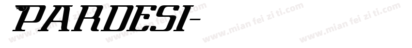 Pardesi字体转换