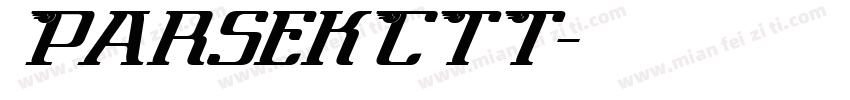 ParsekCTT字体转换