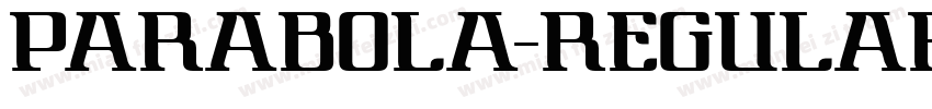parabola-regular-web字体转换