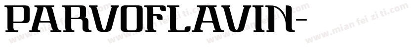 parvoflavin字体转换