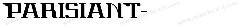 ParisianT字体转换
