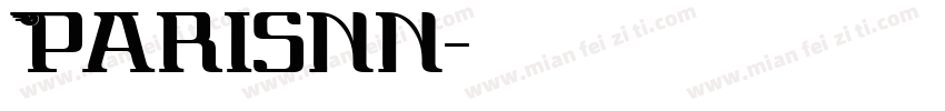 Parisnn字体转换