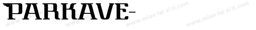Parkave字体转换