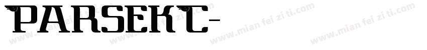 ParsekC字体转换