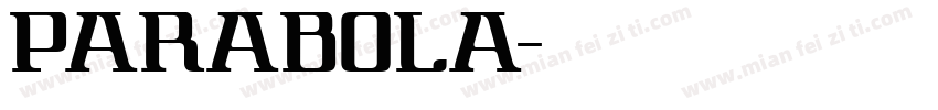 parabola字体转换