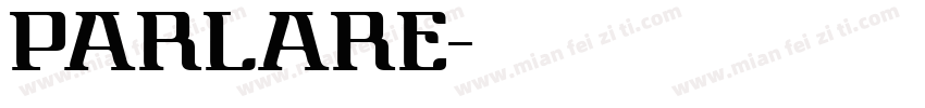 parlare字体转换