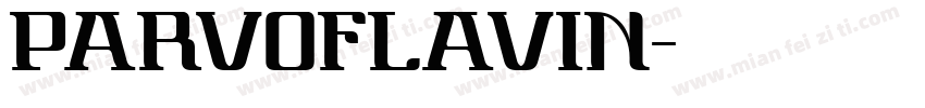 parvoflavin字体转换