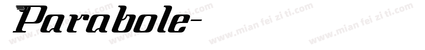 Parabole字体转换