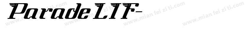 ParadeLIF字体转换