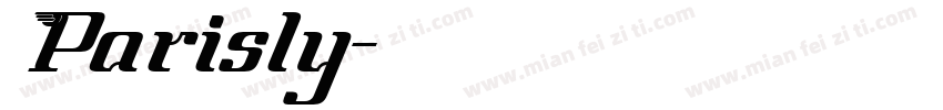 Parisly字体转换