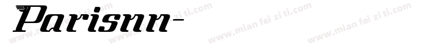 Parisnn字体转换