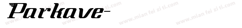 Parkave字体转换