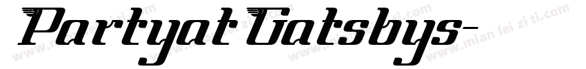 PartyatGatsbys字体转换