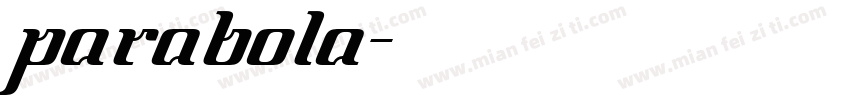 parabola字体转换