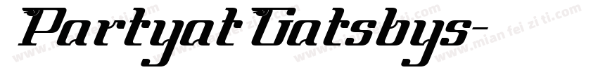 PartyatGatsbys字体转换