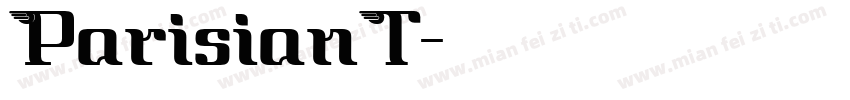 ParisianT字体转换