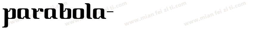 parabola字体转换