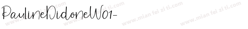 PaulineDidoneW01字体转换