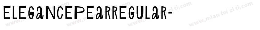 ElegancePearRegular字体转换