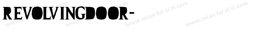 RevolvingDoor字体转换