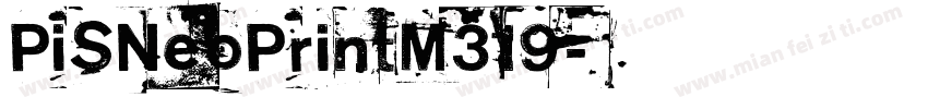 PiSNeoPrintM319字体转换