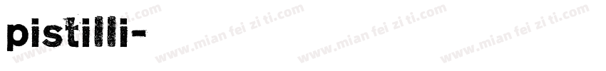 pistilli字体转换
