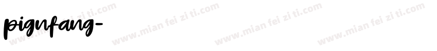 pignfang字体转换