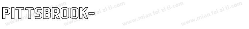 PITTSBROOK字体转换