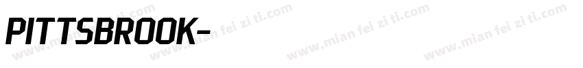 PITTSBROOK字体转换