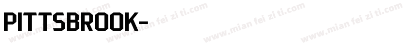PITTSBROOK字体转换
