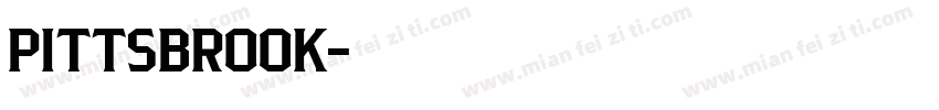 PITTSBROOK字体转换