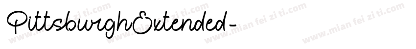 PittsburghExtended字体转换