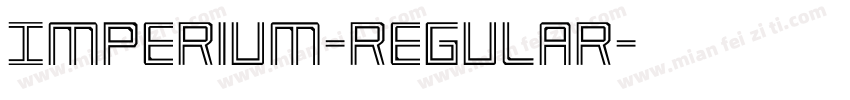Imperium-Regular字体转换