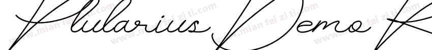 PlulariusDemoRegula字体转换
